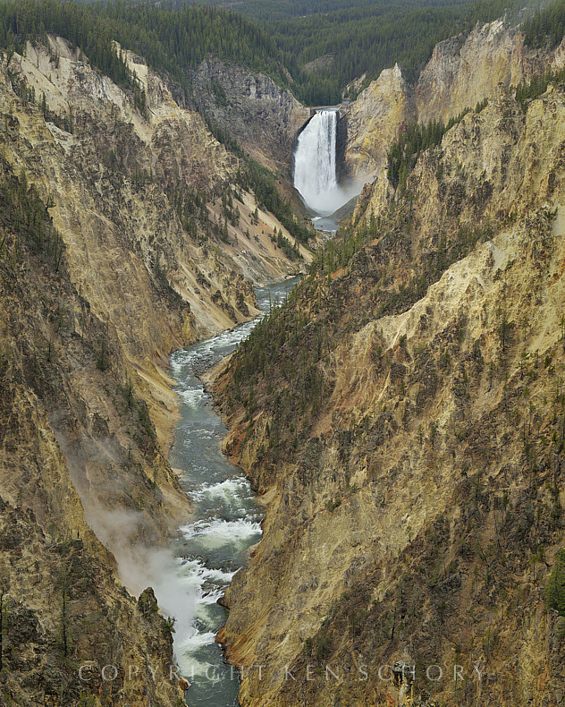 Lower Yellowstone Falls, Yellowstone National Park, Wyoming